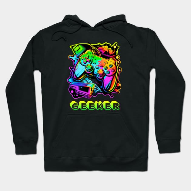 geeker 1 Hoodie by sadieillust